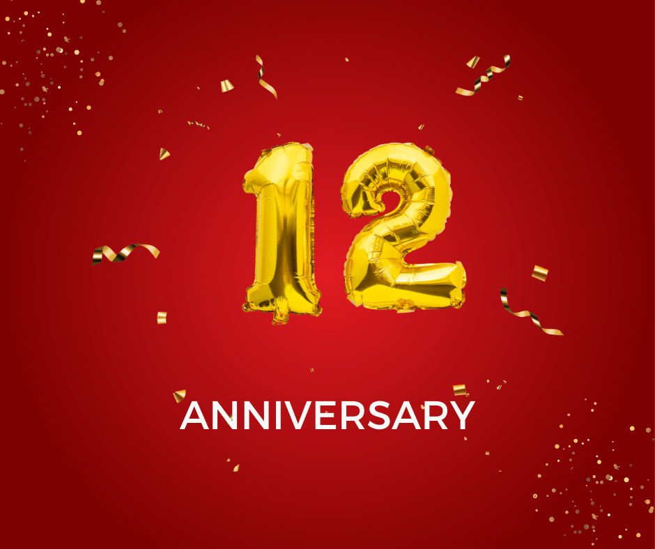 Coley Company Celebrates Our 12th Anniversary